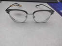 暴龙（BOLON）25年新款近视眼镜框简约时尚明星同款光学镜眉架轻钛架商务6105 银色/透灰 BJ6105B16 防蓝光1.60 实拍图