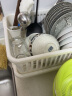 家の物语（KATEI STORY）日本进口沥水碗架厨房碗碟架沥水架塑料沥碗单层大容量放碗架家用 NO.2白色 实拍图