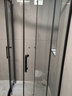 九牧（JOMOO） 【定制】 弧形整体淋浴房一体式浴室干湿分离隔断淋浴房移门E3 【雅黑光玻】1000*1000*2000 不含蒸汽 实拍图
