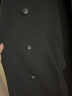 奥丝婕（Aosijie）高端品牌 风衣女中长款2024春秋新款韩版气质收腰小个子大衣外套 黑色 XL 适合(121-155斤) 晒单实拍图
