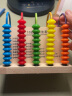华诗孟 木制五档计数器 小学生二一年级数学教具启蒙学习用品儿童玩具计算架算术记数器5行万位加减法学具 实拍图