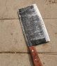 邓家刀 国风锻打菜刀 厨师用传统老式碳钢原木斩骨刀 TA-04 实拍图