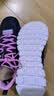 斯凯奇（Skechers）鞋运动鞋女款透气跑步鞋妈妈鞋健步鞋轻便慢跑鞋子春夏季 12615-NVPK  海军蓝色/粉红色 38 实拍图