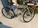 WELLCLS公路自行车赛车成人单速实心胎死飞骑行男女学生自行车单车山地 40刀-钛银色 26寸【适合：165-185cm】 实拍图