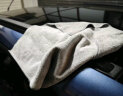 毕亚兹 洗车毛巾 专用擦车抹布车用毛巾麂皮绒吸水不留痕抹30*60单条装 晒单实拍图