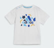阿迪达斯（adidas）童装24夏季男童宝宝棉质休闲运动T恤短袖套装IS2682蓝 104cm 晒单实拍图