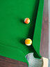 健英 JIANYING台球桌家用黑8美式标准桌球台室内中式八球桌球案JY206 9尺 银腿 实拍图