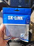 SK-LINK 超五类网络模块面板套装 cat5e非屏蔽免打信息模块网线插座 单口86型电脑面板套装 白色 实拍图
