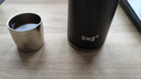 花间道焖茶杯保温杯男士父亲节礼物大容量茶杯个人专用泡茶车载水杯 420ml黑色 实拍图