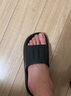 冶芷踩屎感拖鞋男夏季外穿新款家用软底情侣凉拖家居室内居家拖鞋 条纹纯黑居家拖鞋【42-43】 实拍图