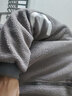 港蒂湾羊羔绒外套男秋冬季加绒棉衣加厚绒棉服男毛巾绣连帽外套学生棉袄 升级款JS-313（灰色） XL 125-135斤左右 实拍图