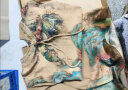 俞兆林中年妈妈夏装套装中老年女装夏季短袖上衣雪纺唐装裤裙母亲节礼物 卡其 4XL (推荐130-140斤) 晒单实拍图