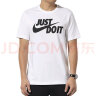 耐克NIKE男子运动生活TEE JUST DO IT SWOOSH短袖T恤AR5007-100白 XXL 实拍图