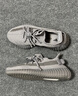 阿迪达斯 （adidas）三叶草男鞋Yeezy350椰子鞋低帮透气缓震休闲运动跑步鞋IF3219 IF3219/水泥灰(偏紧) 42 建议拍大一码(260mm) 实拍图