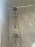 高仪（GROHE）进口淋浴花洒套装 110mm方形手持 家用三式出水喷头 可升降滑杆 非恒温有下水黑色 实拍图