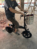 凤凰（Phoenix）电动自行车折叠电动车锂电池小型代驾车男女式成人电助力车 R8L黑/非折叠/36V内置电池 15AH电动续航60km 实拍图