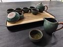 琦轩源哥窑功夫茶具套装家用高档陶瓷冰裂纹茶杯茶盘托盘礼盒旅行泡茶壶 哥窑心悦西施壶盖碗六杯10件套 实拍图