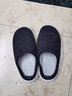 卡帝乐鳄鱼（CARTELO）棉拖鞋男女士秋冬季家居家用室内外穿情侣棉鞋 XH106 藏青 40-41 实拍图