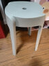 星恺 凳子家用塑料凳子椅子塑胶高凳防滑耐磨板凳换鞋凳字YK066灰色 晒单实拍图