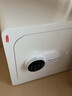 虎牌保险柜家用小型大容量35/45/60cm全钢防盗入墙衣柜指纹密码WIFI保险箱2025新款保管箱 炫彩35 珍珠白 钥匙/密码款 实拍图
