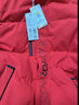 雪中飞【远红外升温】儿童羽绒服新年羽绒外套中大童男女童长款羽绒服 红色 130 实拍图