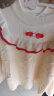 巴拉巴拉童装女童毛衣小童宝宝针织衫国风翻领上衣红色春装潮201123103003 晒单实拍图