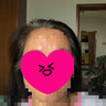 瑞贝卡（Rebecca）假发女100%真人发丝遮白发假发片增加发量空气刘海隐形头顶补发片 斜刘海 自然黑 35cm 全手织工艺 实拍图