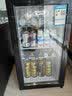 威力冰吧家用小型冷藏保鲜柜办公室宿舍宾馆大容量茶叶饮料红酒透明恒温冰箱一级能效+白灯BC-92 实拍图