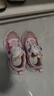 ABC KIDS童鞋女童鞋2025秋季新款儿童运动鞋秋款网面儿童鞋子旋转纽扣跑鞋 镂空单网夏款藤萝紫 32 实拍图