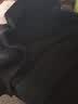 赫&旻半高领羊毛衫女纯羊毛一线成衣修身针织打底衫紧身套头内搭毛衣 黑色 XL（125-135斤） 实拍图