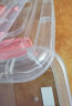 雏田收纳盒零食收纳箱透明收纳箱整理箱塑料盒子有盖大小号手提储物箱 透明小号5个装 高透明 实拍图