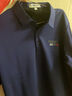 啄木鸟加绒加厚男士长袖T恤POLO衣衫中老年秋冬季打底衫商务保暖爸爸装 加绒 加厚翻领字母上青 175/XL建议135150斤 实拍图