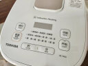 东芝（TOSHIBA）电饭煲家用电饭锅IH电磁加热2-6人用智能预约多功能煮粥煲炖汤杂粮厚底本厚釜不沾内胆 【2升丨白色】RC-7HSC 2L 实拍图