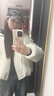 DZZIT地素短羽绒服秋冬俏皮少女立领设计pu皮质面料女 白色 XS 晒单实拍图