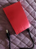 诺瑞科（NRICO） USB2.0移动硬盘 2.5英寸文件数据备份存储安全高速防震便携存储电视硬盘 红色 500GB 实拍图