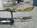曼影（MANYING）冷兵器周边模型青龙偃月刀22CM全金属工艺品摆件 关羽青龙偃月（22CM） -卧龙苍天陨落 实拍图