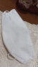 时尚韩版KN95口罩独立包装鱼型柳叶款3D立体四层防护流感轻薄透气成人男女白色黑色 10个白色【独立包装】 实拍图