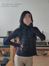 La Nikar 冬季轻薄90%鹅绒短款羽绒服女立领修身显瘦羽绒服外套女-S1031 奶白色(鹅绒) XL 实拍图