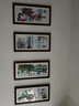 紫腾随轩梅兰竹菊挂画新中式四联壁画中国风四条屏客厅沙发背景墙画装饰画 图8 40*80cm*4CM（有机玻璃） 实拍图