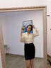 红蜻蜓半身裙新款2025年春季女装开叉职业裙一步包臀西装裙工装短裙女士 黑色【50厘米】 L 实拍图