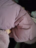 鸭鸭（YAYA）妈妈冬装羽绒服女中长款中年外套洋气中老年人女装衣服 DYXD6B0080梦幻紫色 3XL 实拍图
