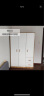 森普顿 衣柜卧室平开门衣柜实木组合现代简易简约板式家用柜子收纳衣橱 三门衣柜（120*50*180cm） 晒单实拍图