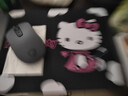 【办公标配】鼠标垫少女心凯蒂猫桌垫Hello kitty小号笔记本办公桌通用数码键盘垫 【福利款 随机发】 260*210*2mm（无锁边） 实拍图