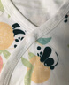 贝乐咿新生儿衣服秋季冬款刚出生婴儿和尚服连体衣纯棉初生宝宝哈衣爬服 1674毛巾熊+5384事事如意 59cm （建议1-3个月） 实拍图