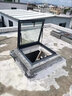 京诚恒达（JCHENGDA） 铝合金电动天窗智能自动外开窗斜屋顶楼顶天窗阁楼地下室平行上升采光天窗 68cm*88cm手动天窗 实拍图