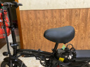 凤凰（Phoenix）电动自行车锂电池折叠电动车小型代驾车男女式成人助力车 小武仕 黑色/折叠款/48V可提电池 20AH电动续航80km 实拍图