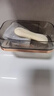 艾思维香皂盒肥皂盒壁挂免打孔高档香皂沥水盒置物架香皂架收纳盒子大号 【2个装】透灰金（免打孔沥水） 实拍图