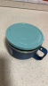 麦元素（Maiyuansu）304不锈钢泡面碗单个带盖宿舍学生汤碗饭碗日式家用泡面碗  蓝 实拍图