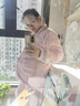十月结晶月子服珊瑚绒秋冬季加绒加厚孕妇装产后家居服 拂晓红【300g/㎡双面珊瑚绒】 XL（建议体重145-160斤） 实拍图