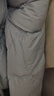坦博尔羽绒服女短款翻领韩版宽松女士灯芯绒外套TD236266 海盐蓝 160  实拍图